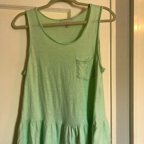 Medium Anthropologie mint green tank top - Picture 1 of 3